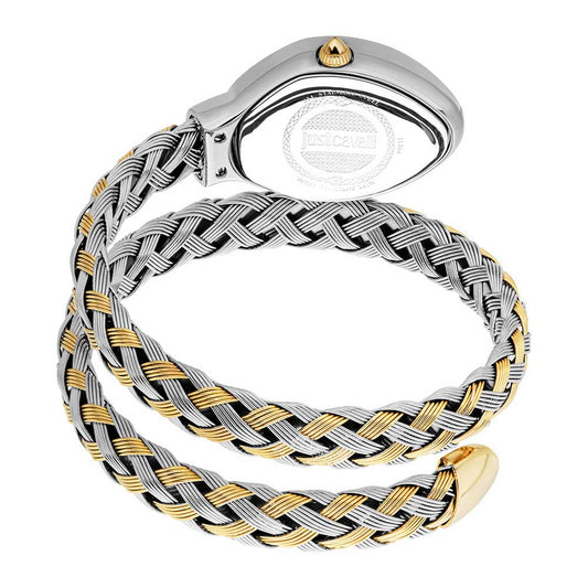 JUST C… Snack Watch TWO TONE GOLD WHITE