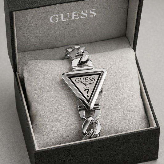 Guess Silver Triangle dial