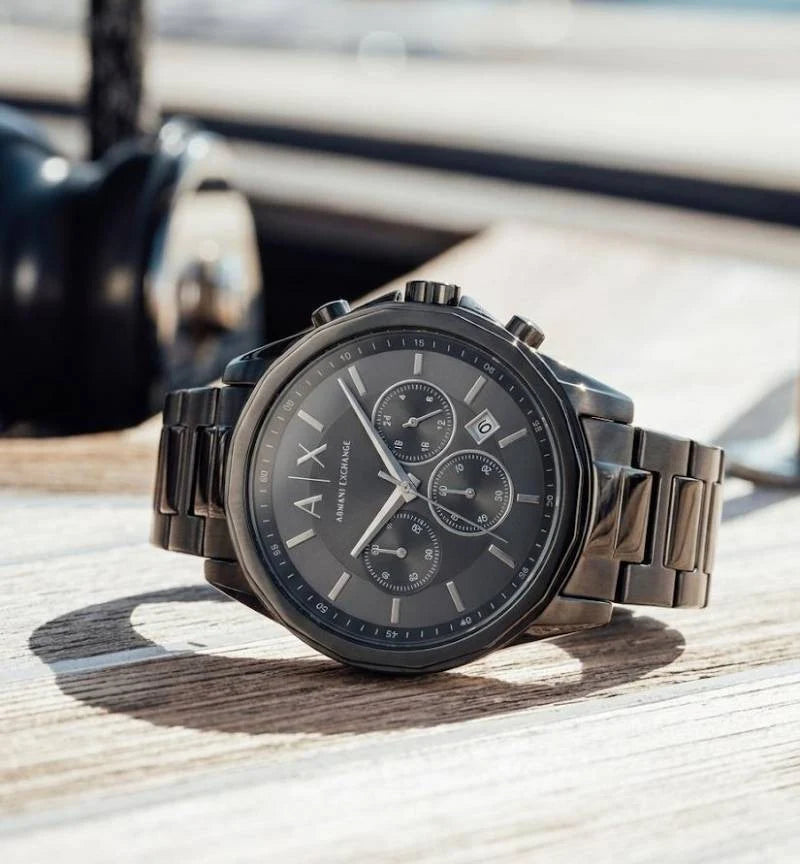 Armani Exchange AX1722 Men’s Black Chronograph Stainless Steel Watch