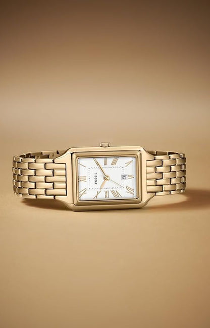 Fossil-Rectangle-Gold-White