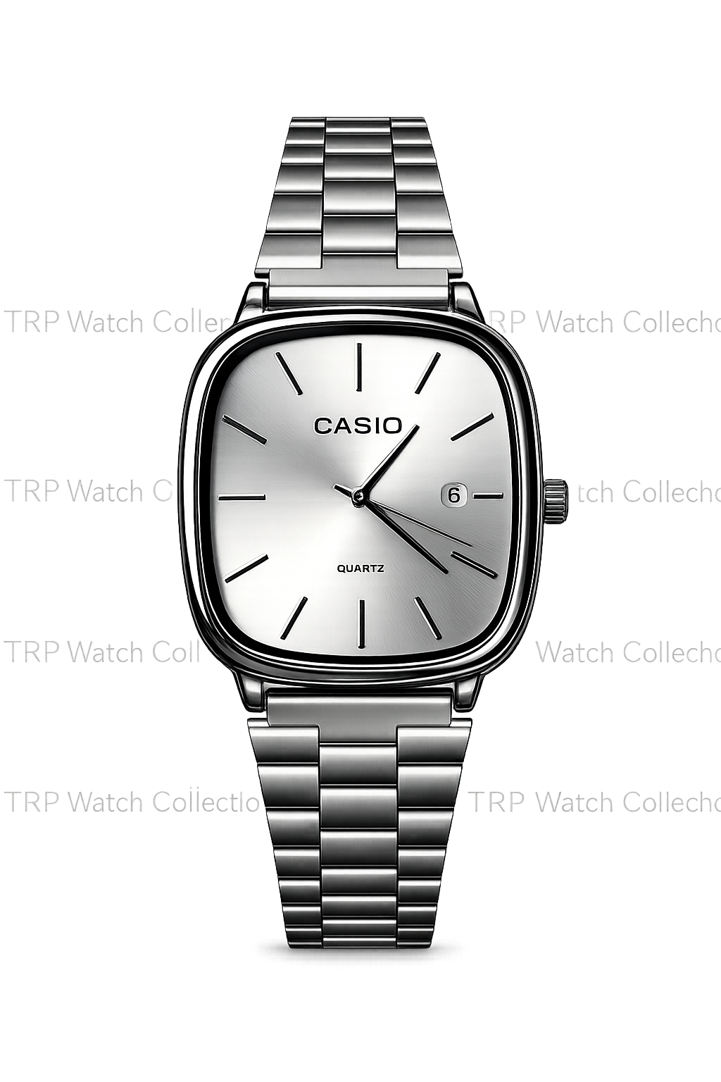 CASIO QUARTZ VINTAGE WATCH WHITE DIAL