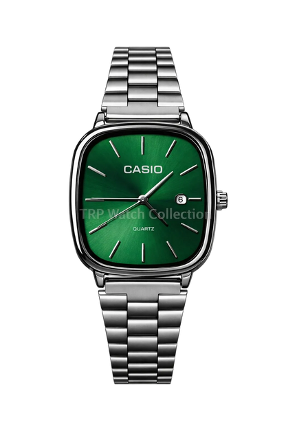 CASIO QUARTZ VINTAGE BLACK DIAL WATCH