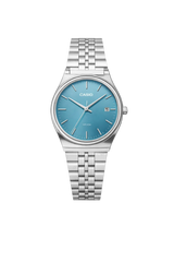 CASIO ANALOG MTP SILVER-Tiffny Blue
