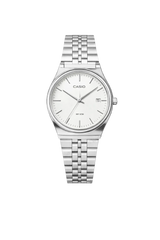 CASIO ANALOG MTP SILVER-White