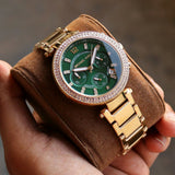 MICHAEL KORS PARKER GREEN GOLD DIAL