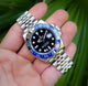 Rolex GMT Matser || Batman Limited Edition Silver Blue Japanese Automatic Master Quality Mens Watch