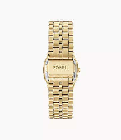 Fossil Harlow Gold  Black Stainless Steel Watch