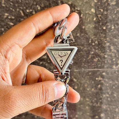 Guess Silver Triangle dial