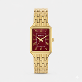Fossil-Rectangle-Gold-Wine
