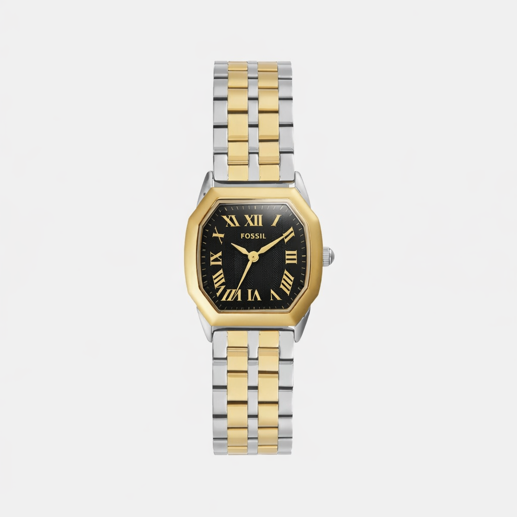 Fossil Harlow Two-Tone Black Stainless Steel Watch