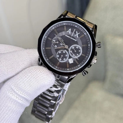 Armani Exchange AX1722 Men’s Black Chronograph Stainless Steel Watch