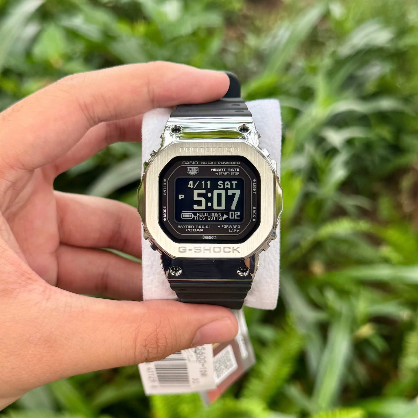 G-Shock 5600BB Metal Silver Black Men's  Watch